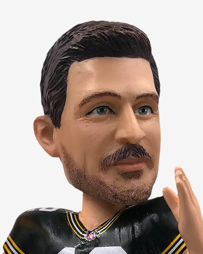 Aaron Rodgers Green Bay Packers On Fire Bobblehead FOCO - FOCO.com