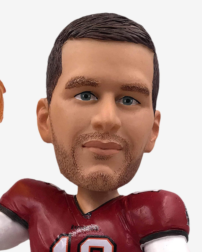 Tom Brady Tampa Bay Buccaneers On Fire Bobblehead FOCO - FOCO.com