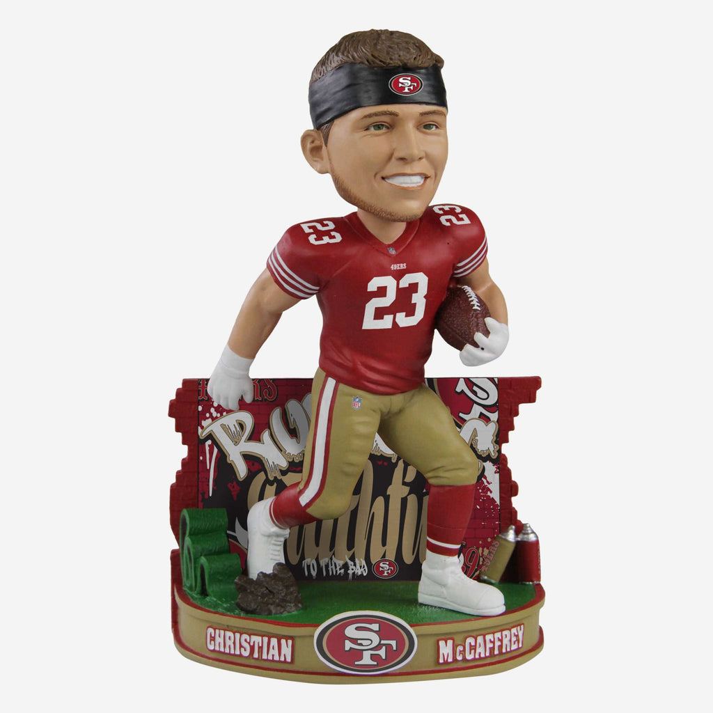 Christian McCaffrey San Francisco 49ers Faithful To The Bay Bobblehead FOCO - FOCO.com