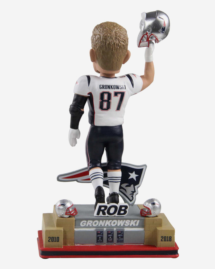 Rob Gronkowski New England Patriots Farewell Bobblehead FOCO - FOCO.com