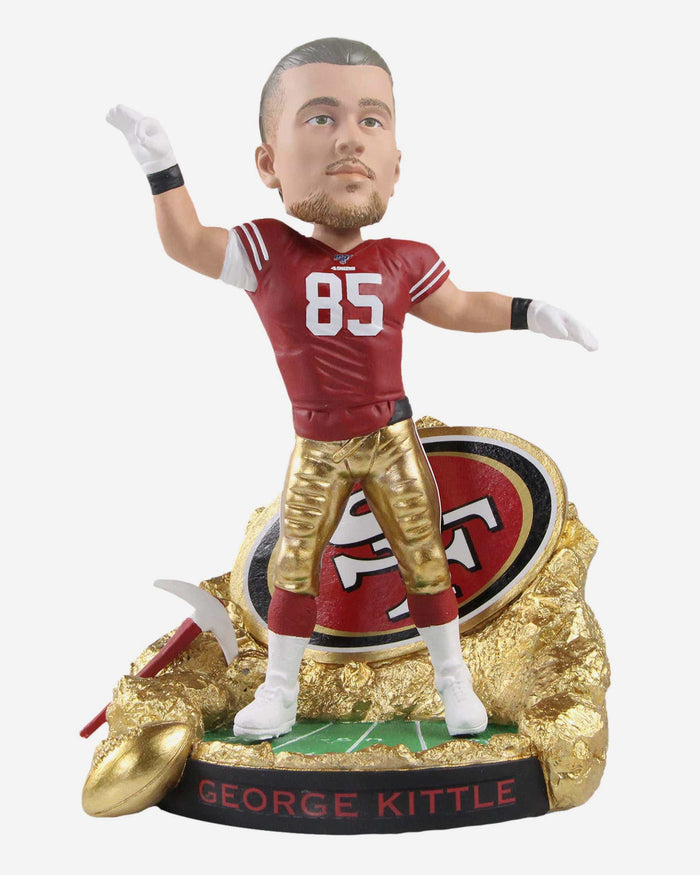 George Kittle San Francisco 49ers Gold Rush Bobblehead FOCO - FOCO.com