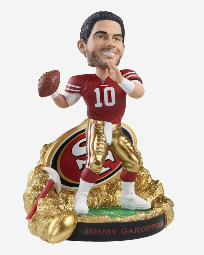 Jimmy Garoppolo San Francisco 49ers Gold Rush Bobblehead FOCO - FOCO.com