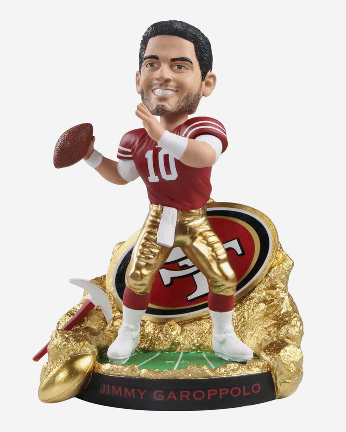 Jimmy Garoppolo San Francisco 49ers Gold Rush Bobblehead FOCO - FOCO.com