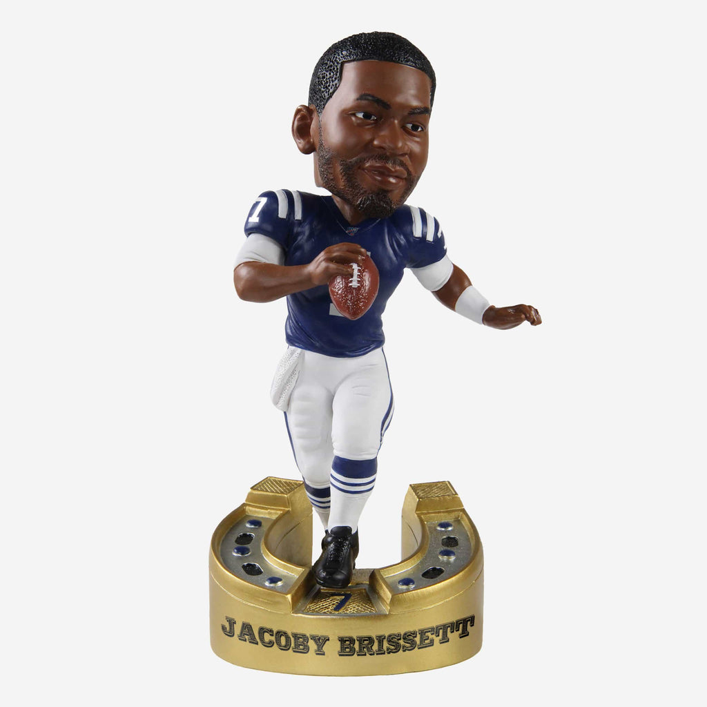 Jacoby Brissett Indianapolis Colts Golden Horseshoe Bobblehead FOCO - FOCO.com