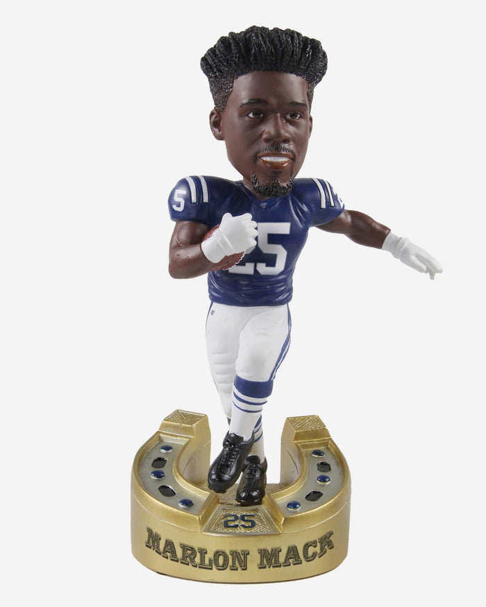 Marlon Mack Indianapolis Colts Golden Horseshoe Bobblehead FOCO - FOCO.com