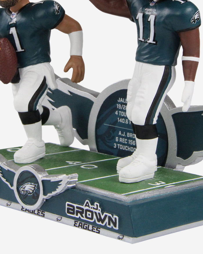 Jalen Hurts & AJ Brown Philadelphia Eagles Gamebreaker Dual Bobblehead FOCO - FOCO.com