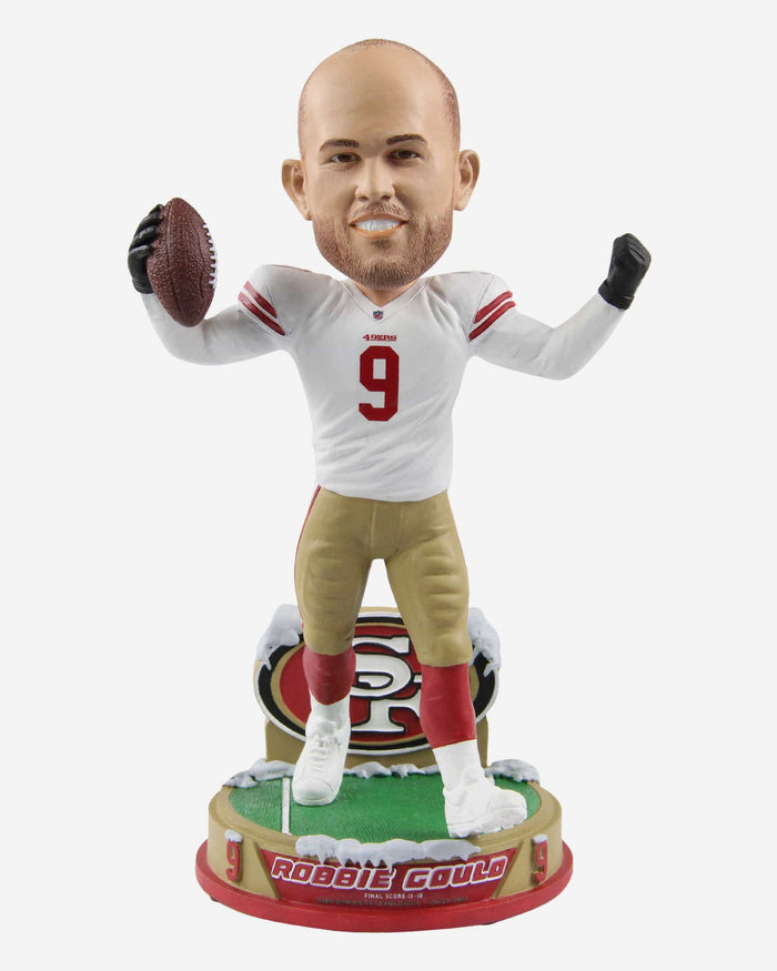 Robbie Gould San Francisco 49ers Game Winner Bobblehead FOCO - FOCO.com