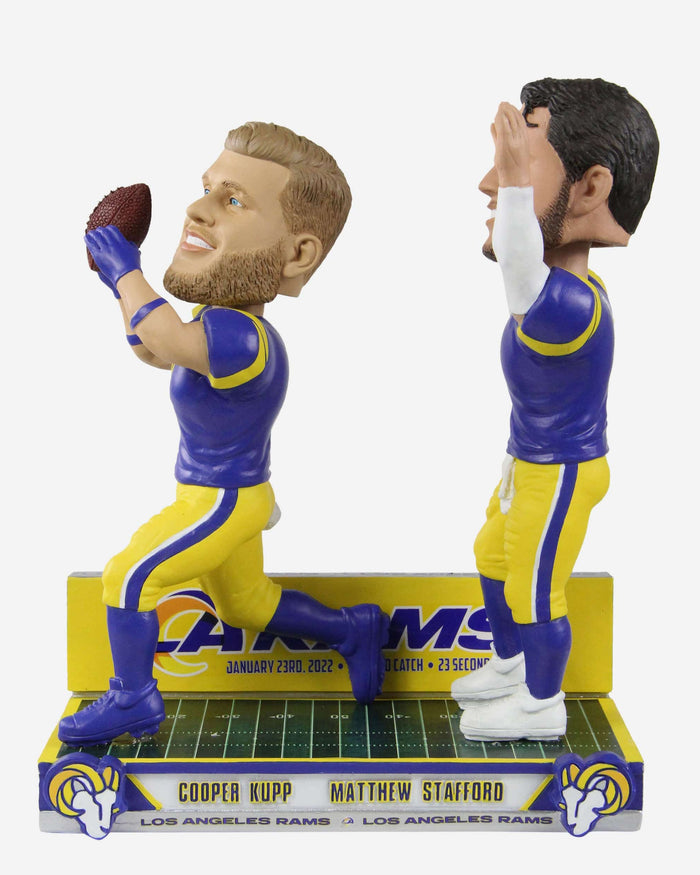 Matthew Stafford & Cooper Kupp Dual Los Angeles Rams Gamebreaker Bobblehead FOCO - FOCO.com