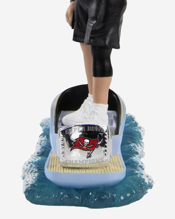 Tom Brady Tampa Bay Buccaneers G.O.A.T Boat Thematic Bobblehead FOCO - FOCO.com