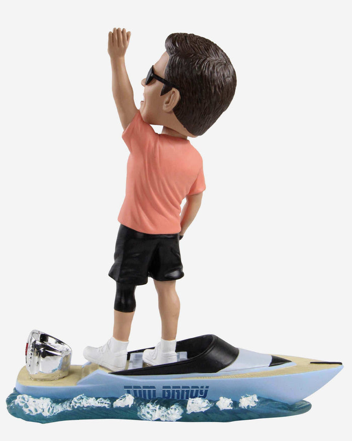 Tom Brady Tampa Bay Buccaneers G.O.A.T Boat Thematic Bobblehead FOCO - FOCO.com