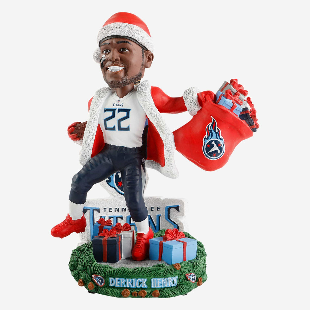 Derrick Henry Tennessee Titans Holiday Handoff Bobblehead FOCO - FOCO.com