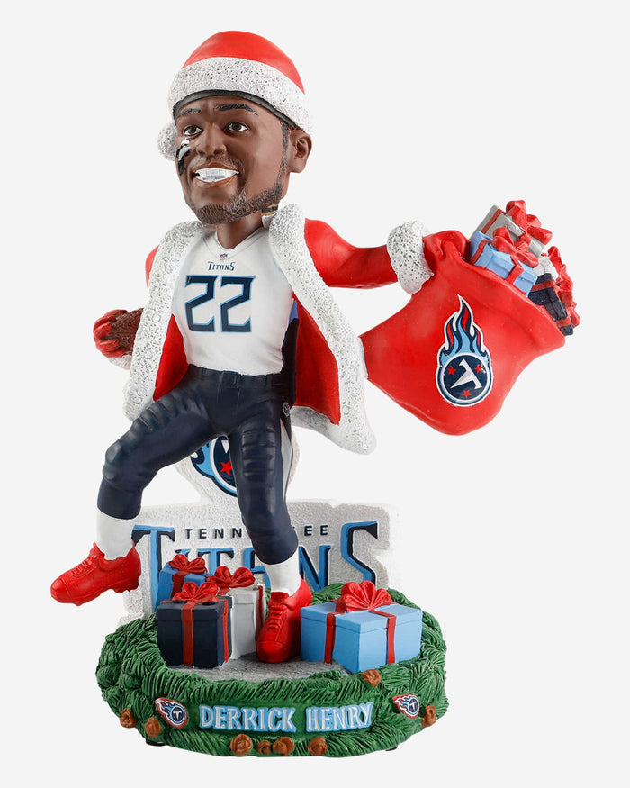 Derrick Henry Tennessee Titans Holiday Handoff Bobblehead FOCO - FOCO.com