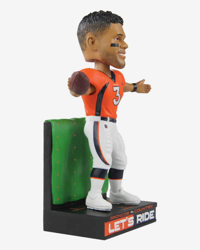 Russell Wilson Denver Broncos Lets Ride Bobblehead FOCO - FOCO.com