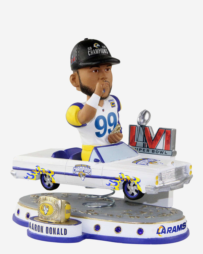 Aaron Donald Los Angeles Rams Low Rider Bobblehead FOCO - FOCO.com