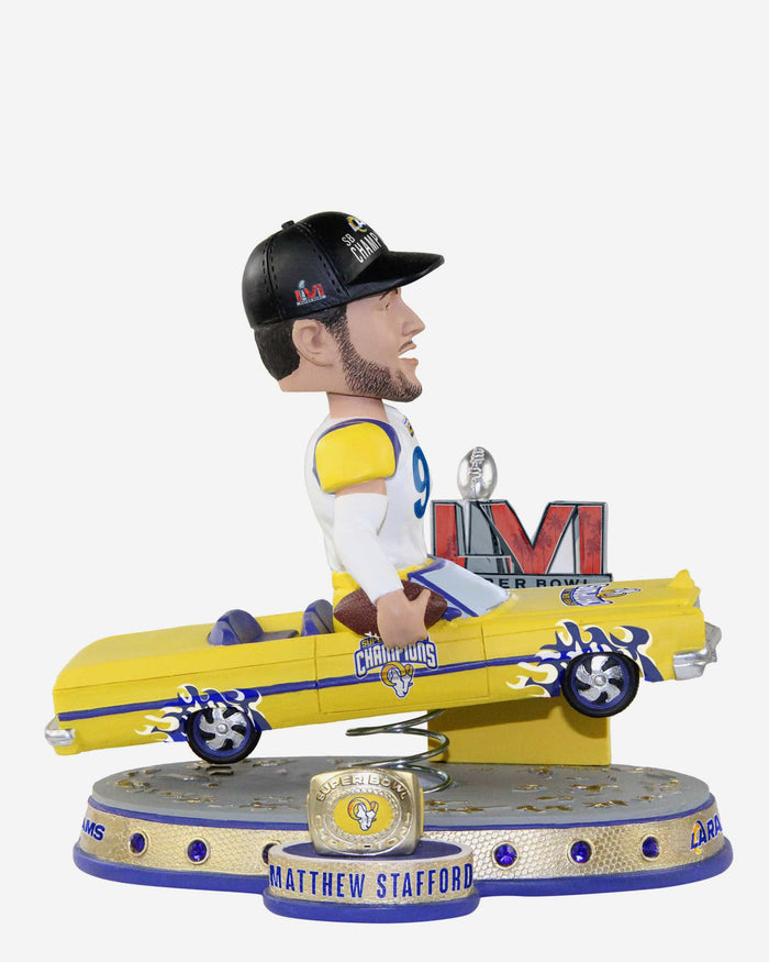 Matthew Stafford Los Angeles Rams Low Rider Bobblehead FOCO - FOCO.com