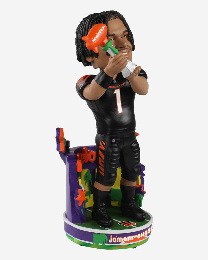 Ja'Marr Chase Cincinnati Bengals Nickelodeon NVP Bobblehead FOCO - FOCO.com