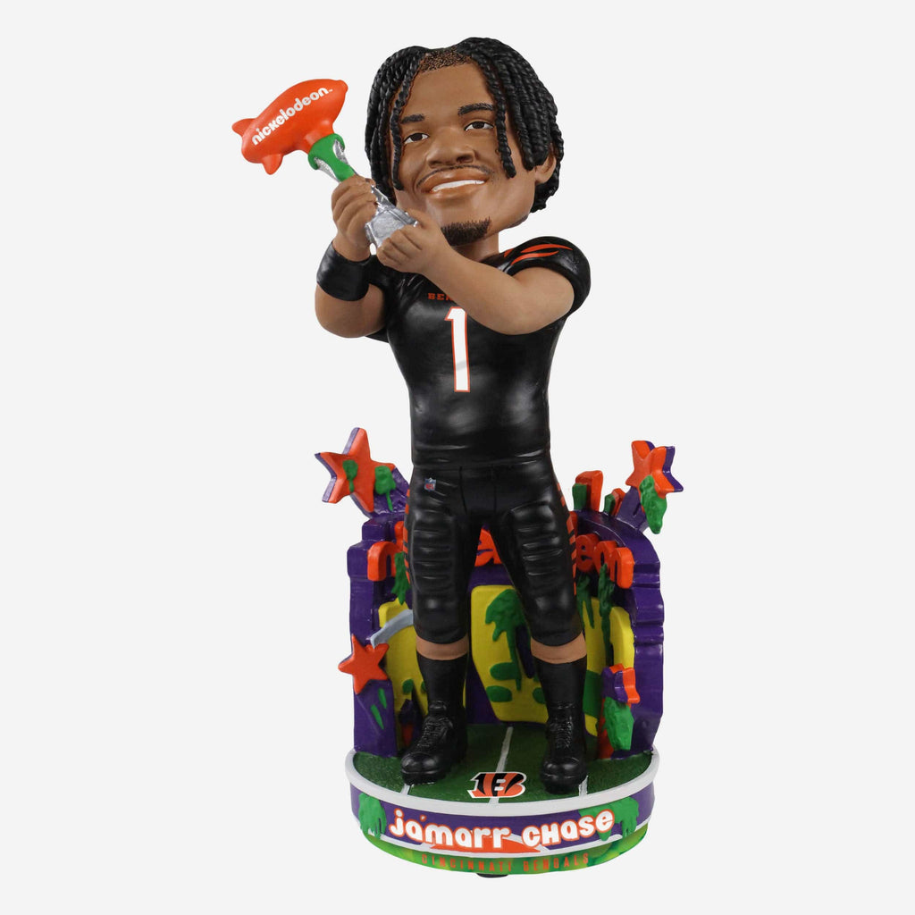 Ja'Marr Chase Cincinnati Bengals Nickelodeon NVP Bobblehead FOCO - FOCO.com