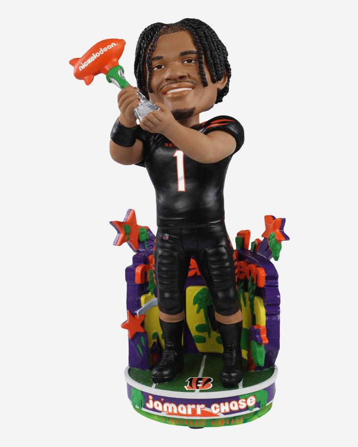 Ja'Marr Chase Cincinnati Bengals Nickelodeon NVP Bobblehead FOCO - FOCO.com