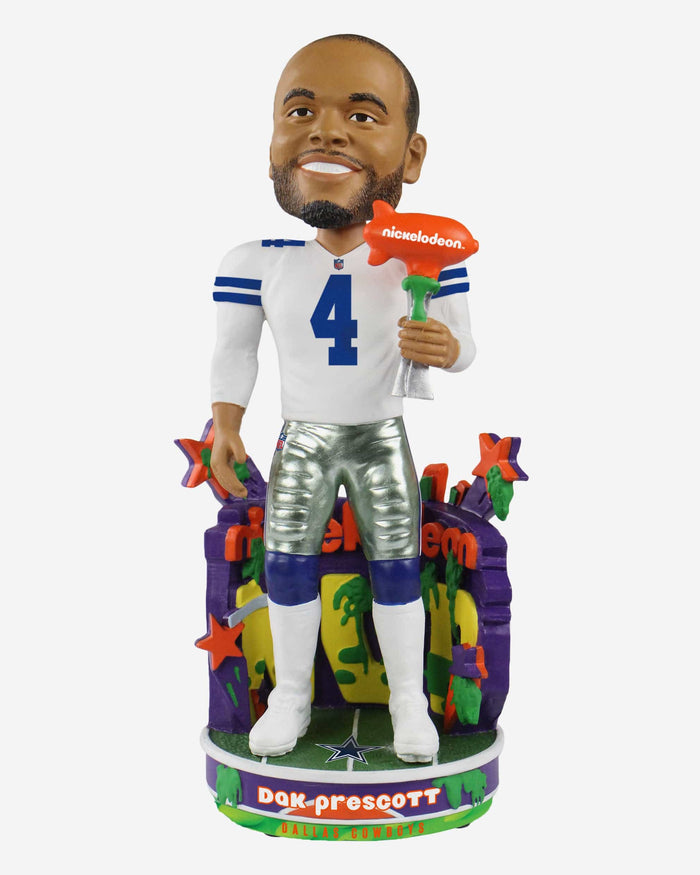 Dak Prescott Dallas Cowboys Nickelodeon NVP Bobblehead FOCO - FOCO.com