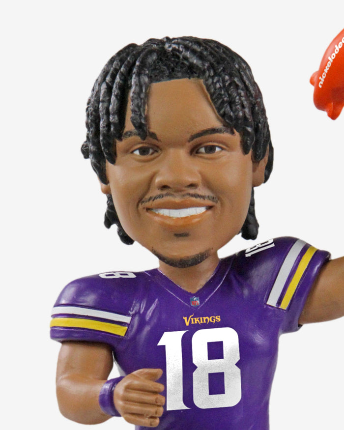 Justin Jefferson Minnesota Vikings Nickelodeon NVP Bobblehead FOCO - FOCO.com