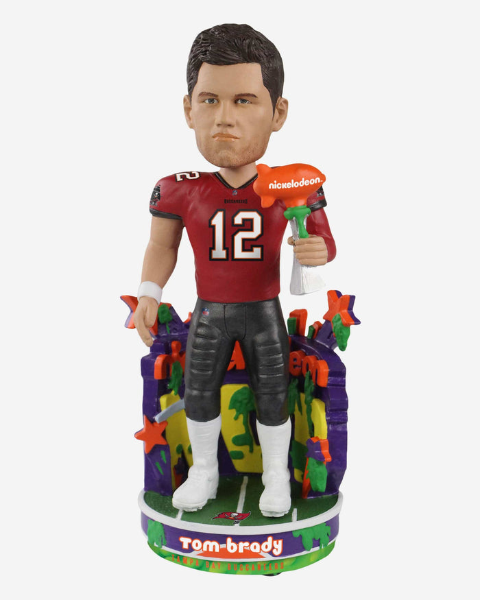 Tom Brady Tampa Bay Buccaneers Nickelodeon NVP Bobblehead FOCO - FOCO.com