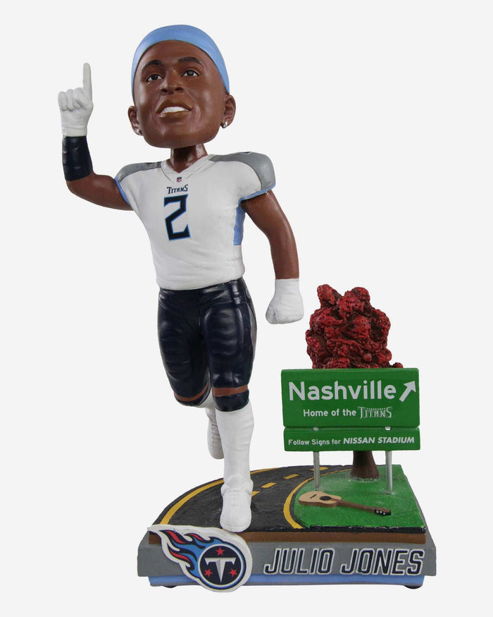 Julio Jones Tennessee Titans Next Stop Bobblehead FOCO - FOCO.com