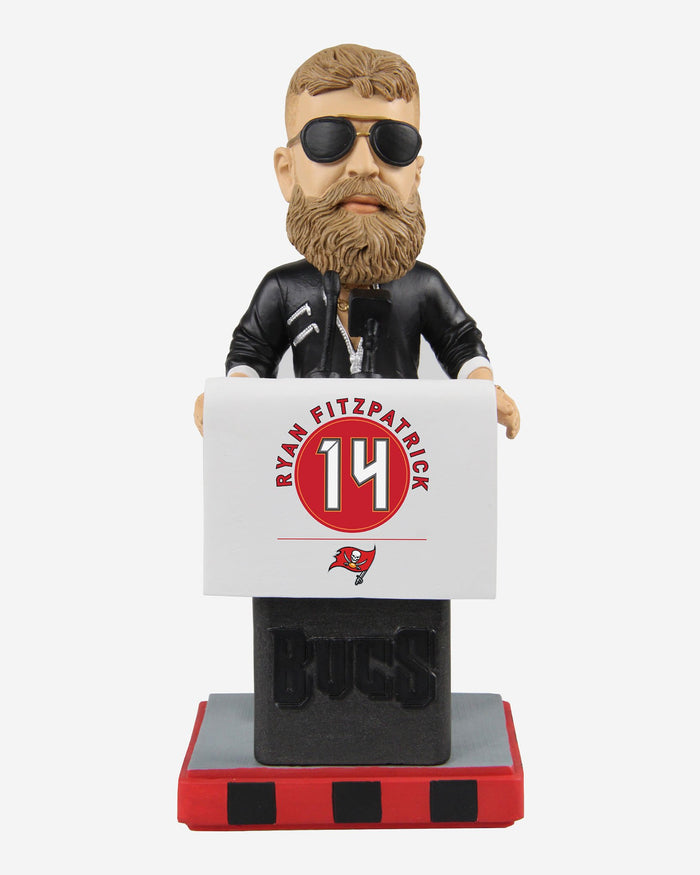 Ryan Fitzpatrick Tampa Bay Buccaneers Postgame Outfit Bobblehead FOCO - FOCO.com