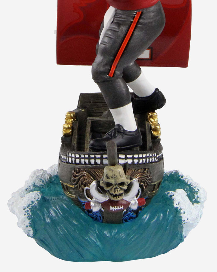 Rob Gronkowski Tampa Bay Buccaneers Pirate Ship Bobblehead FOCO - FOCO.com