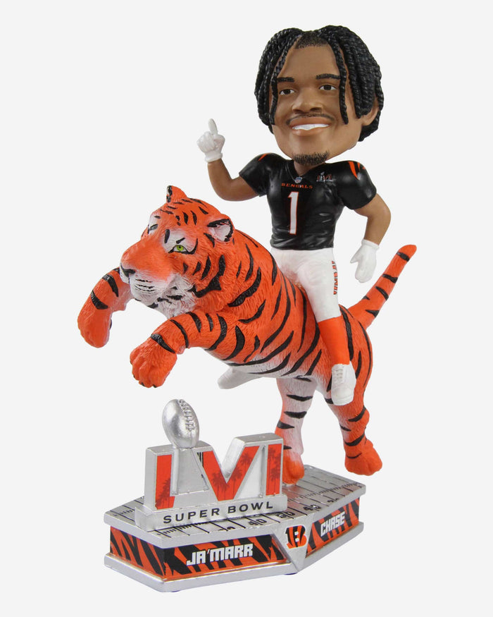 Ja'Marr Chase Cincinnati Bengals Riding Tiger Bobblehead FOCO - FOCO.com
