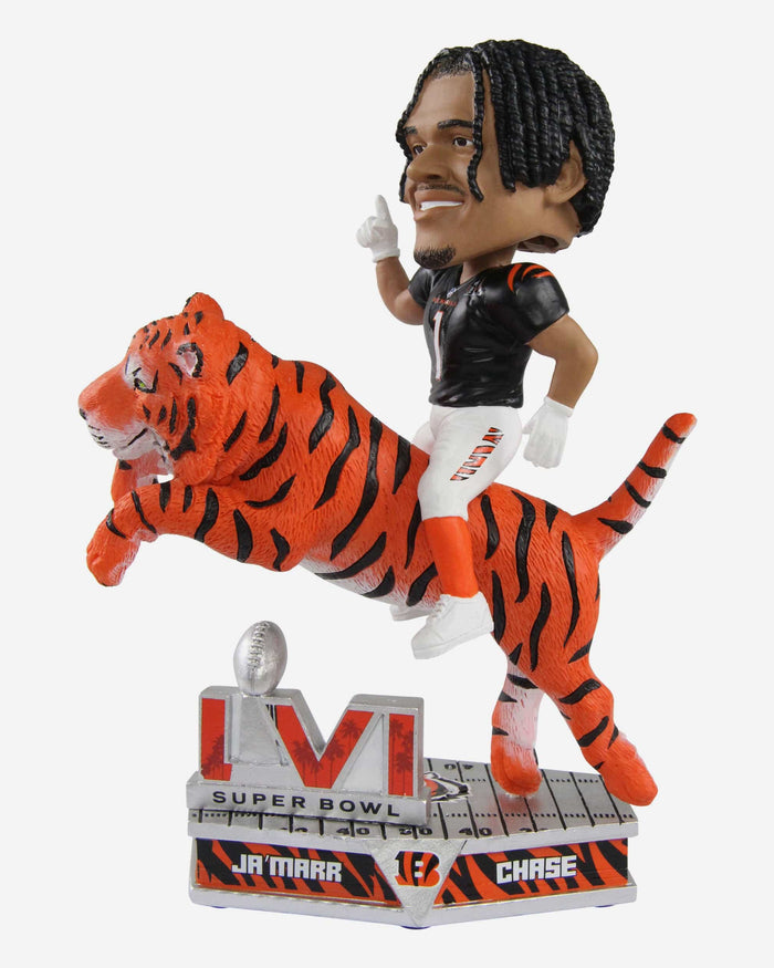 Ja'Marr Chase Cincinnati Bengals Riding Tiger Bobblehead FOCO - FOCO.com
