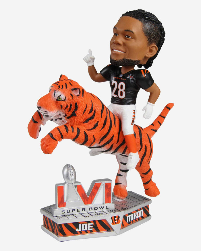 Joe Mixon Cincinnati Bengals Riding Tiger Bobblehead FOCO - FOCO.com
