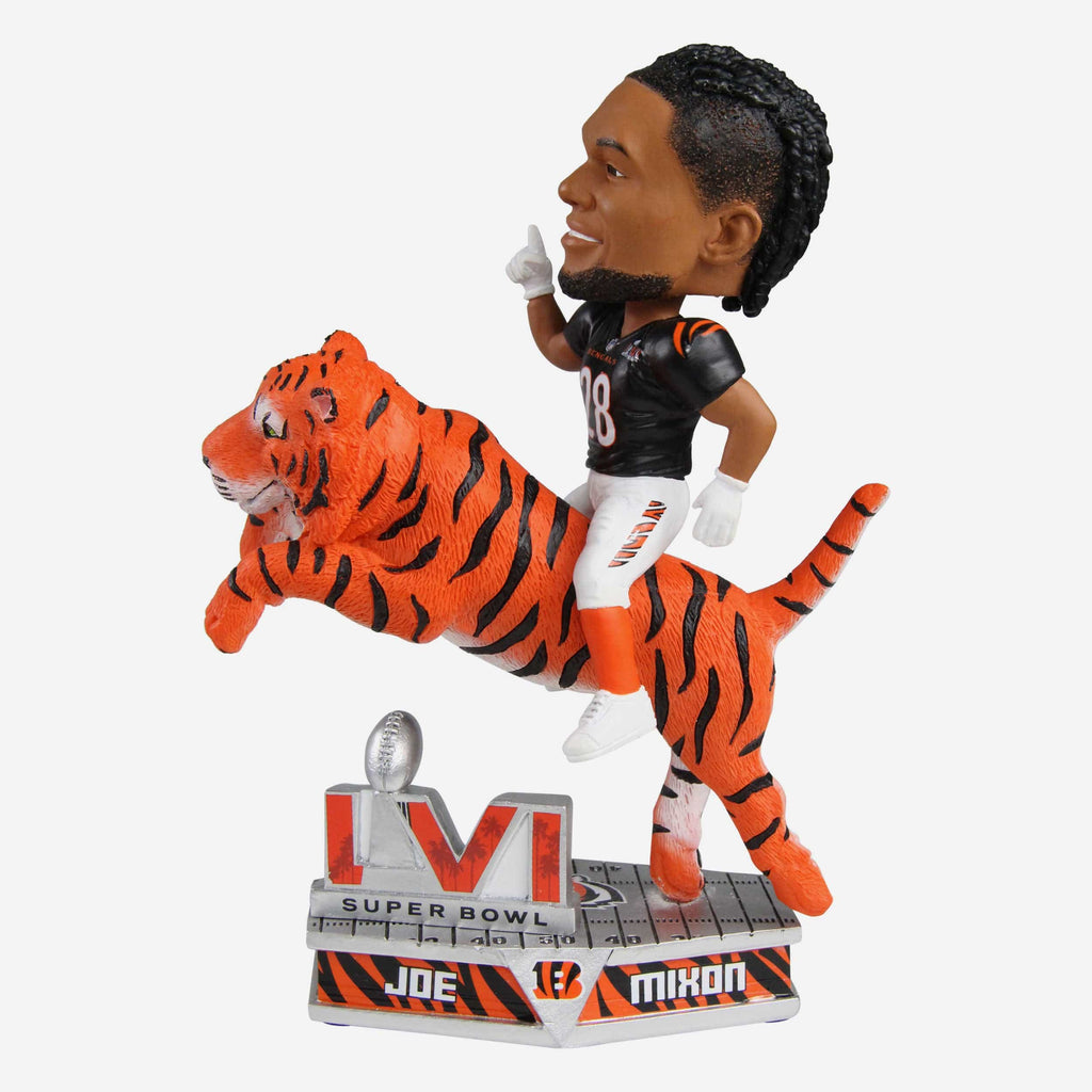 Joe Mixon Cincinnati Bengals Riding Tiger Bobblehead FOCO - FOCO.com