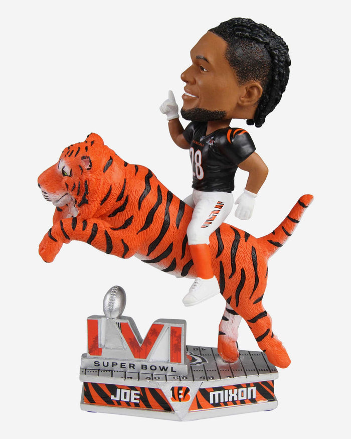 Joe Mixon Cincinnati Bengals Riding Tiger Bobblehead FOCO - FOCO.com