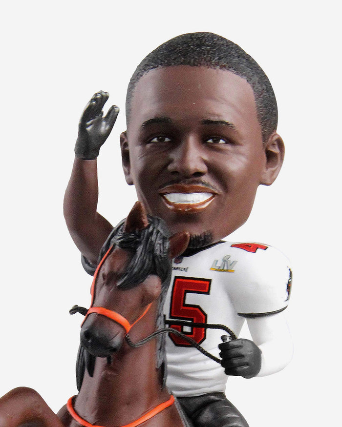 Devin White Tampa Bay Buccaneers Riding Horse Bobblehead FOCO - FOCO.com