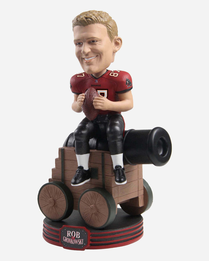 Rob Gronkowski Tampa Bay Buccaneers Riding A Cannon Bobblehead FOCO - FOCO.com