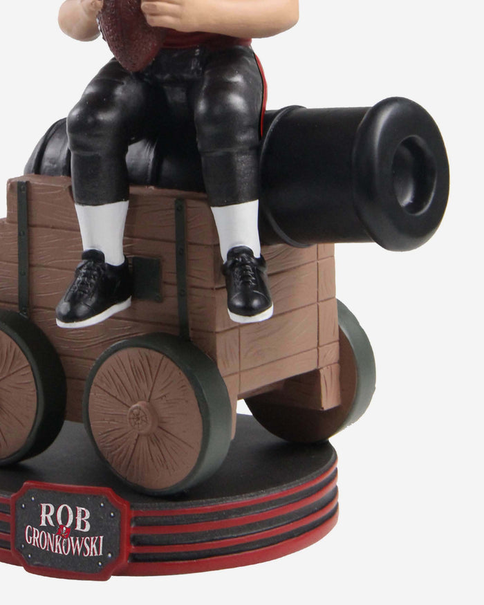 Rob Gronkowski Tampa Bay Buccaneers Riding A Cannon Bobblehead FOCO - FOCO.com