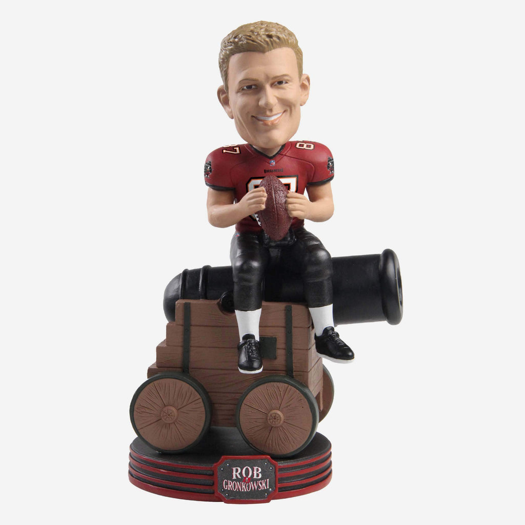 Rob Gronkowski Tampa Bay Buccaneers Riding A Cannon Bobblehead FOCO - FOCO.com