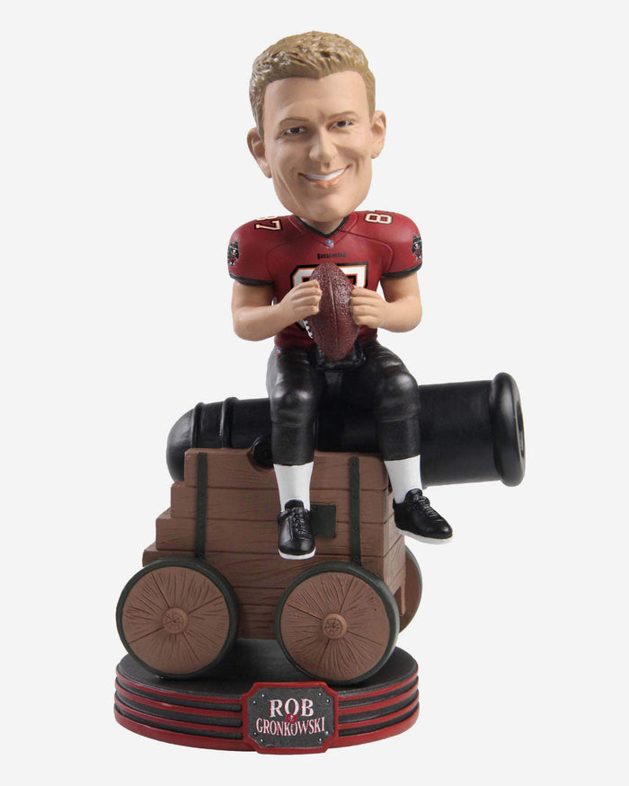 Rob Gronkowski Tampa Bay Buccaneers Riding A Cannon Bobblehead FOCO - FOCO.com