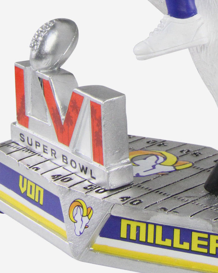 Von Miller Los Angeles Rams Riding Ram Bobblehead FOCO - FOCO.com