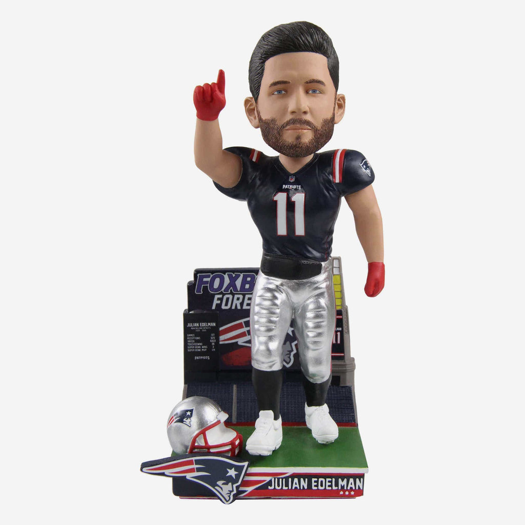 Julian Edelman New England Patriots Retirement Bobblehead FOCO - FOCO.com