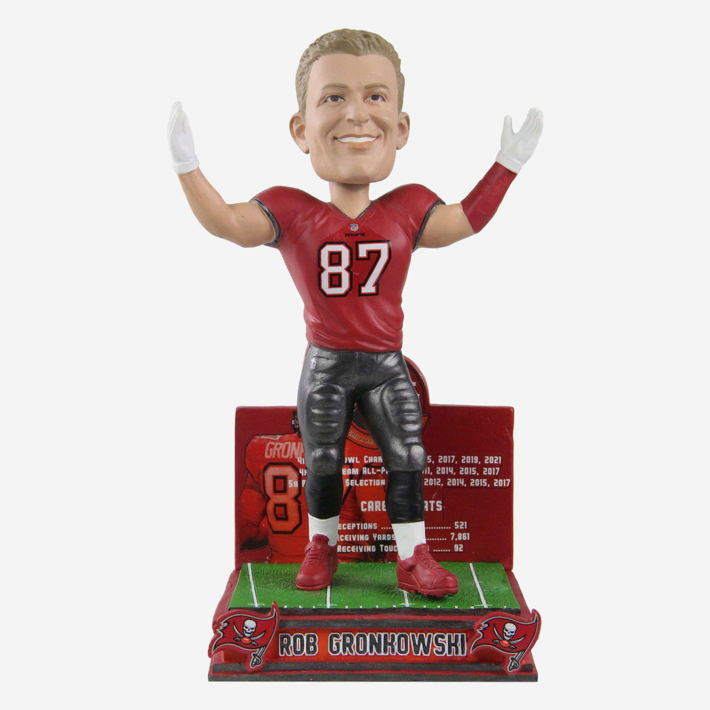Rob Gronkowski Tampa Bay Buccaneers Retirement Bobblehead FOCO - FOCO.com