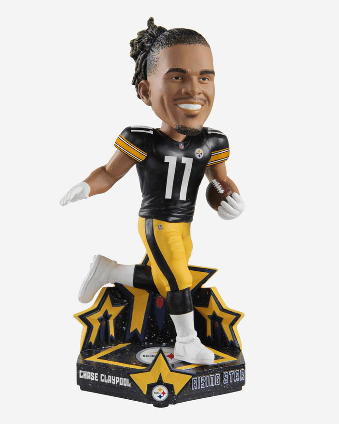 Chase Claypool Pittsburgh Steelers Rising Star Bobblehead FOCO - FOCO.com