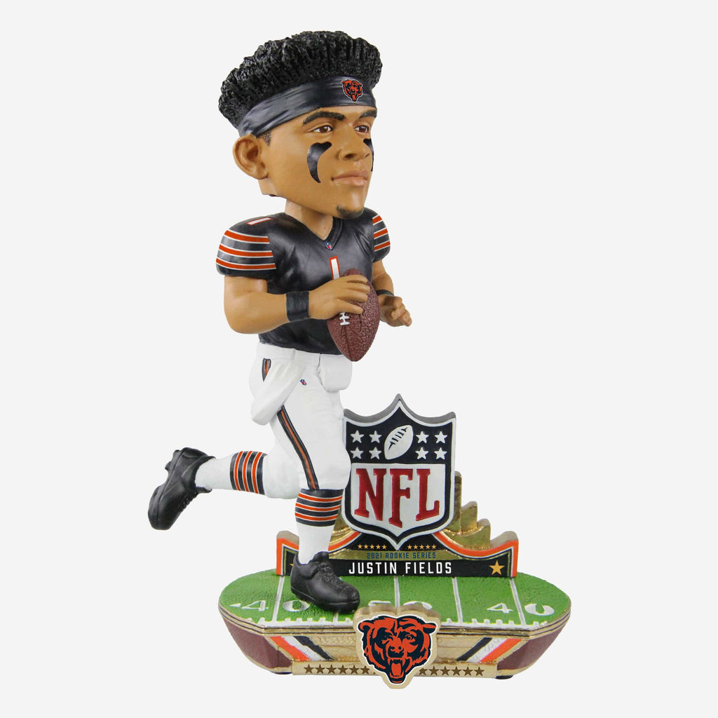 Justin Fields Chicago Bears NFL 2021 Rookie Series Bobblehead FOCO - FOCO.com
