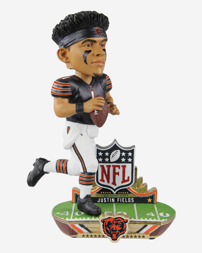 Justin Fields Chicago Bears NFL 2021 Rookie Series Bobblehead FOCO - FOCO.com