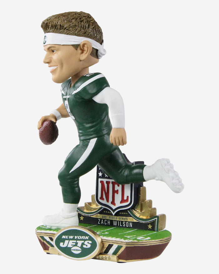 Zach Wilson New York Jets NFL 2021 Rookie Series Bobblehead FOCO - FOCO.com