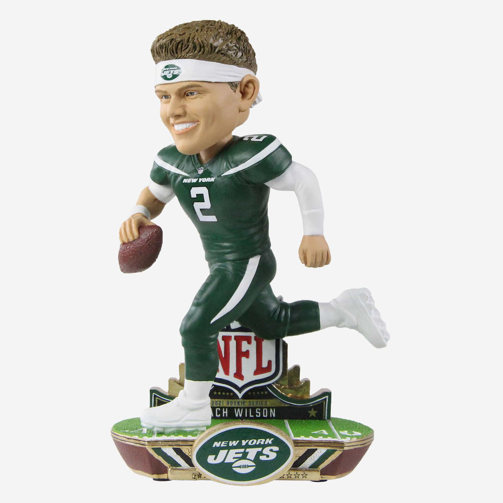 Zach Wilson New York Jets NFL 2021 Rookie Series Bobblehead FOCO - FOCO.com