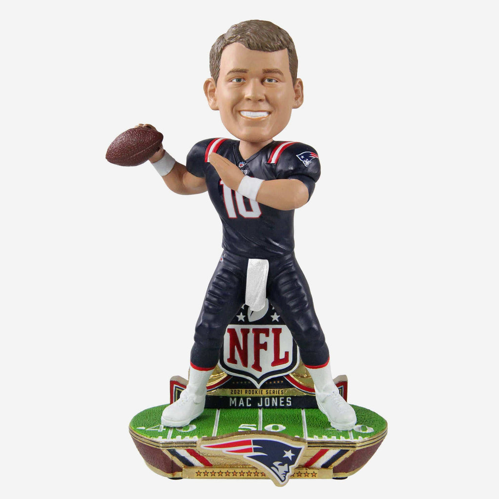 Mac Jones New England Patriots NFL 2021 Rookie Series Bobblehead FOCO - FOCO.com