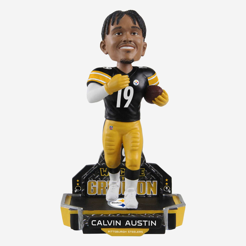 Calvin Austin Pittsburgh Steelers NFL 2022 Rookie Series Bobblehead FOCO - FOCO.com