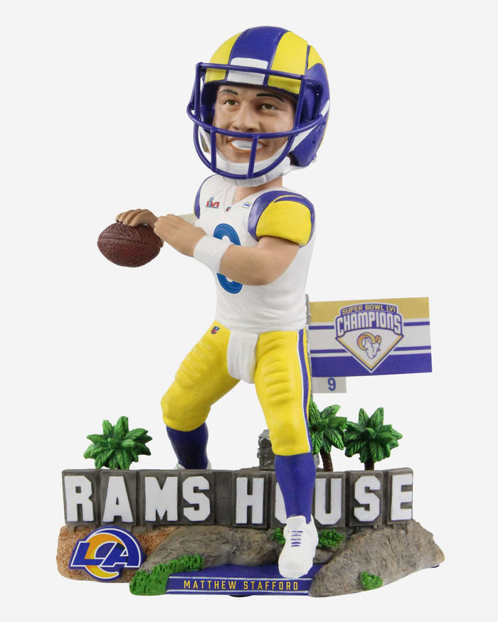 Matthew Stafford Los Angeles Rams Rams House Bobblehead FOCO - FOCO.com