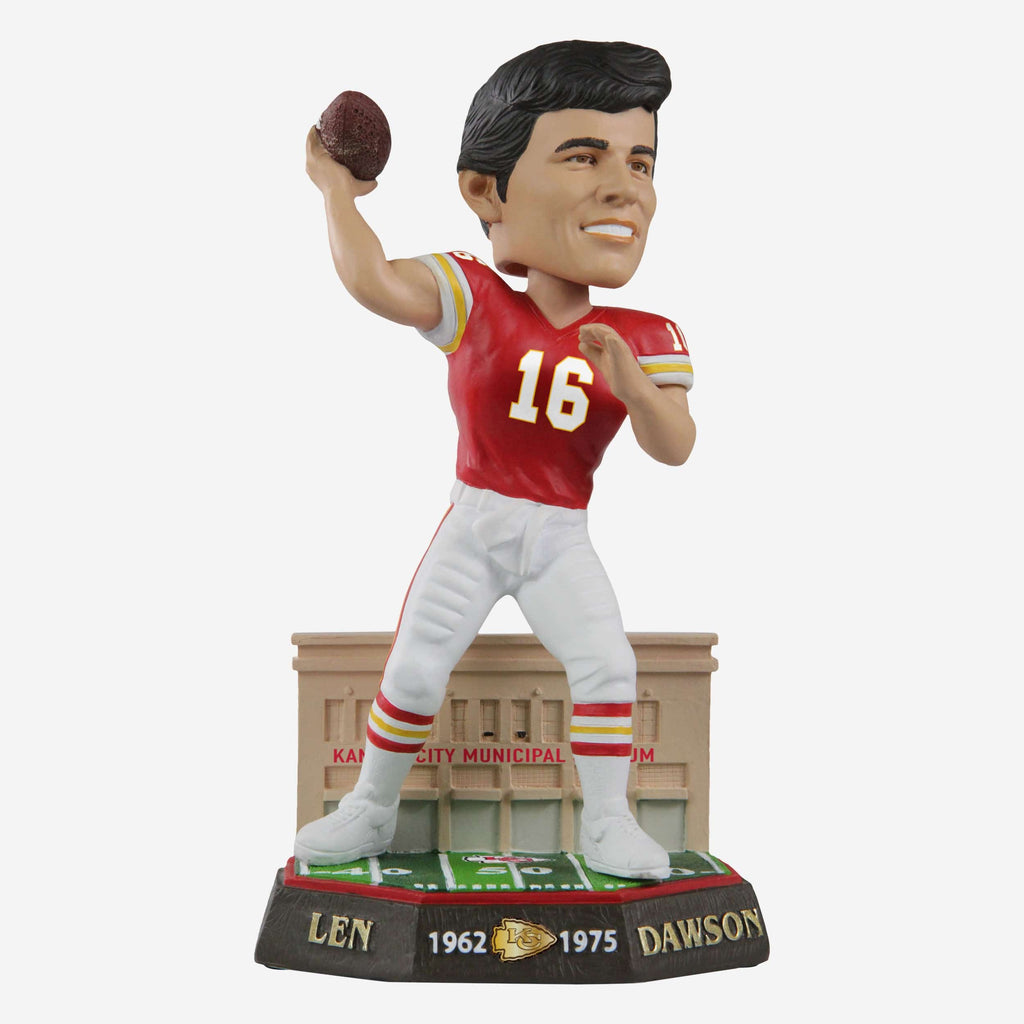 Len Dawson Kansas City Chiefs Retired Pro Gate Series Bobblehead FOCO - FOCO.com